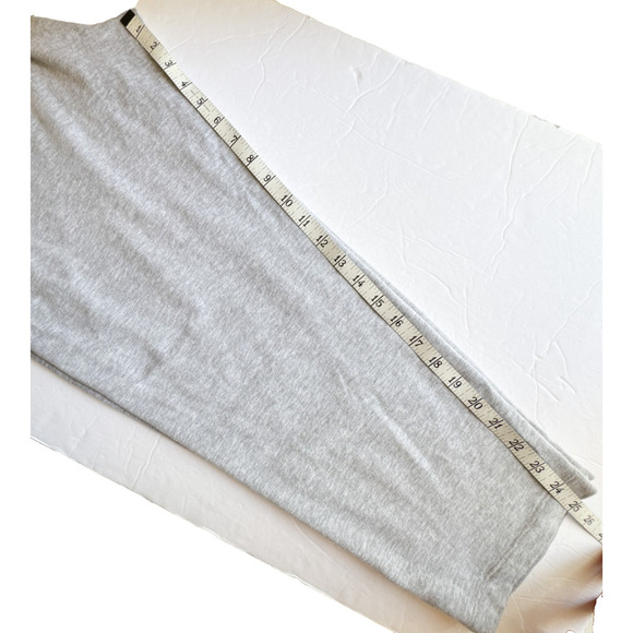 Eileen Fisher Slouch Ankle Cozy Grey Stretch Lounge Pants Large USA Made - Picture 11 of 14